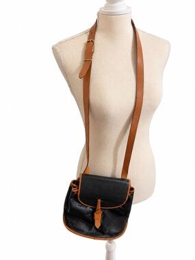 Dior Black Crossbody Bag with Tan Trim